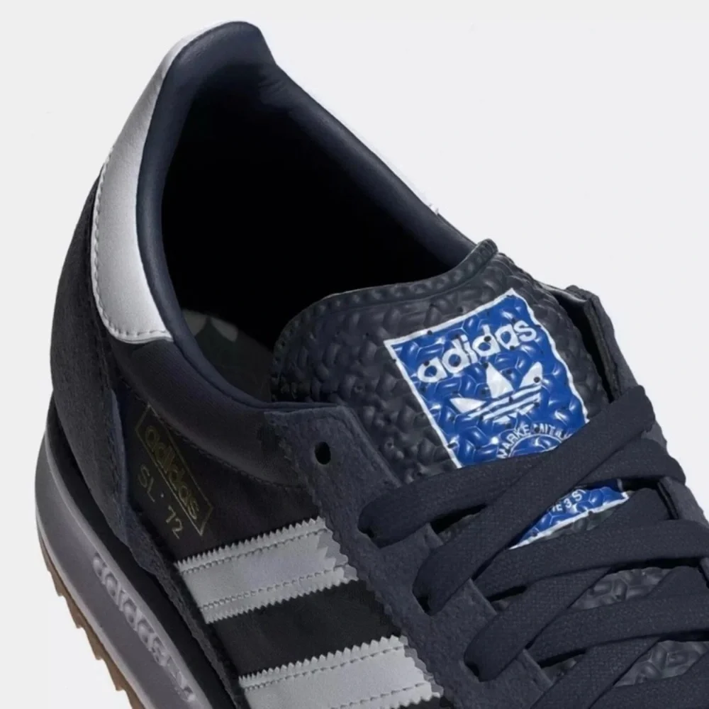 NEW Adidas Originals SL72 RS Night Indigo Shoes Sneakers Mens Size 7.5 - Picture 4 of 13